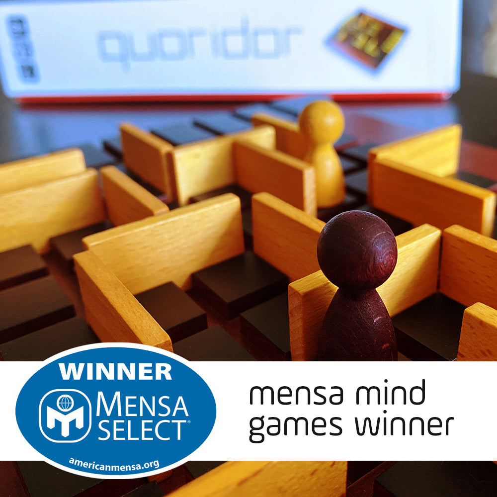 Quoridor | Abstract Strategy Game for Adults and Familes | Ages 8+ | 2 to 4  Players | 15 Minutes
